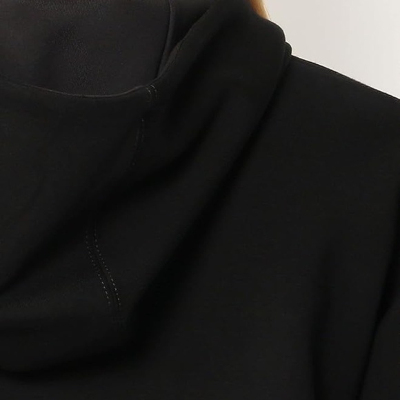 James Perse Black Cropped YOSEMITE Hoodie ~ Women’s Size 4 (fits like an XL) - Picture 7 of 14